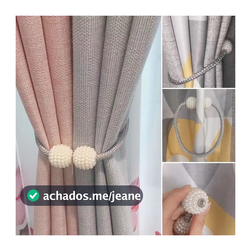 2pcs Ou 4pcs Prendedor De Cortina Magnética