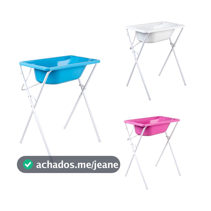 Banheira com suporte dobrável, tanque 25 L, até 30Kg - Hercules
