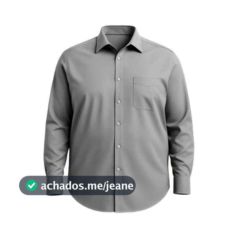 Camisa Social Masculina Plus Size Manga Longa Blusa Masculina Social Extra Grande Com Bolso Camiseta Social