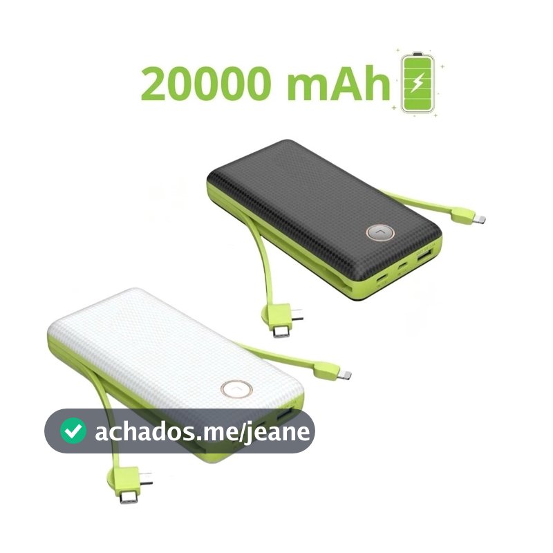 PN-959 Carregador Portátil Bateria Power Bank 20000mah