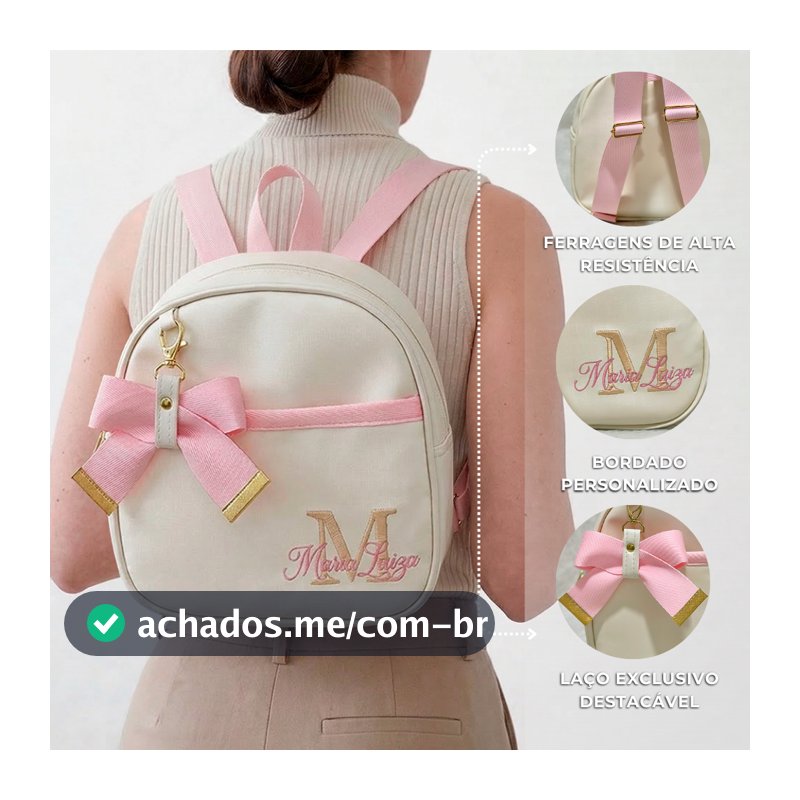 Mochila Bolsa Maternidade Luxo Essencial  Estampada Térmica Impermeável para Mamadeira e Fraldas