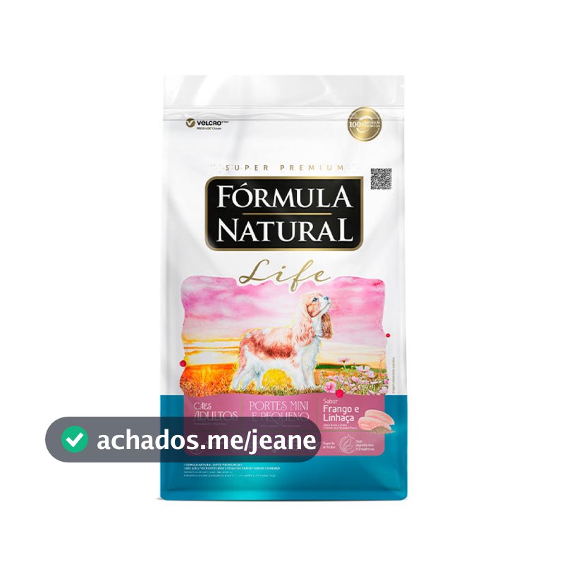 Ração Fórmula Natural Life Cães Adulto Mini Pequeno 10 Kg