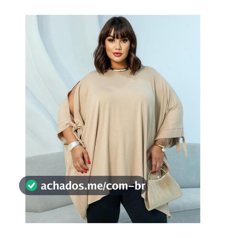 blusa feminina plus size bata de malha manga curta estilo boho tamanho unico G5 soltinha elegante