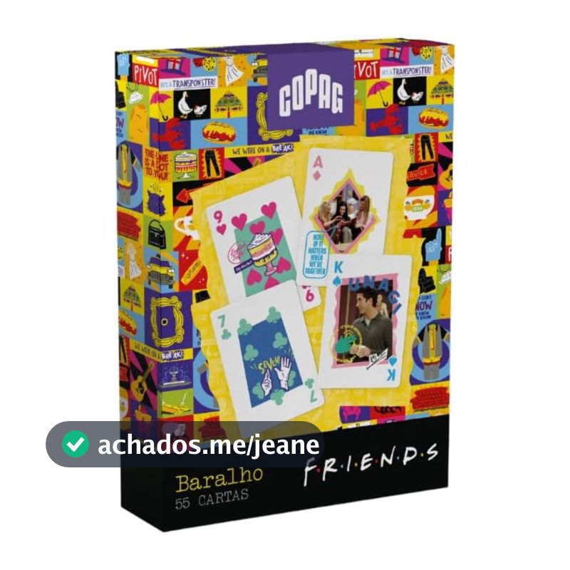 Baralho de Cartas Friends Copag 55 cartas
