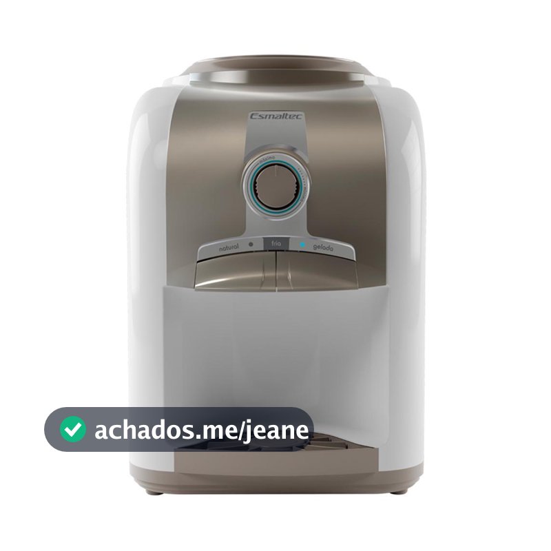 Bebedouro de Água Esmaltec de Mesa Refrigerado por Compressor Gelágua EGM30 Branco