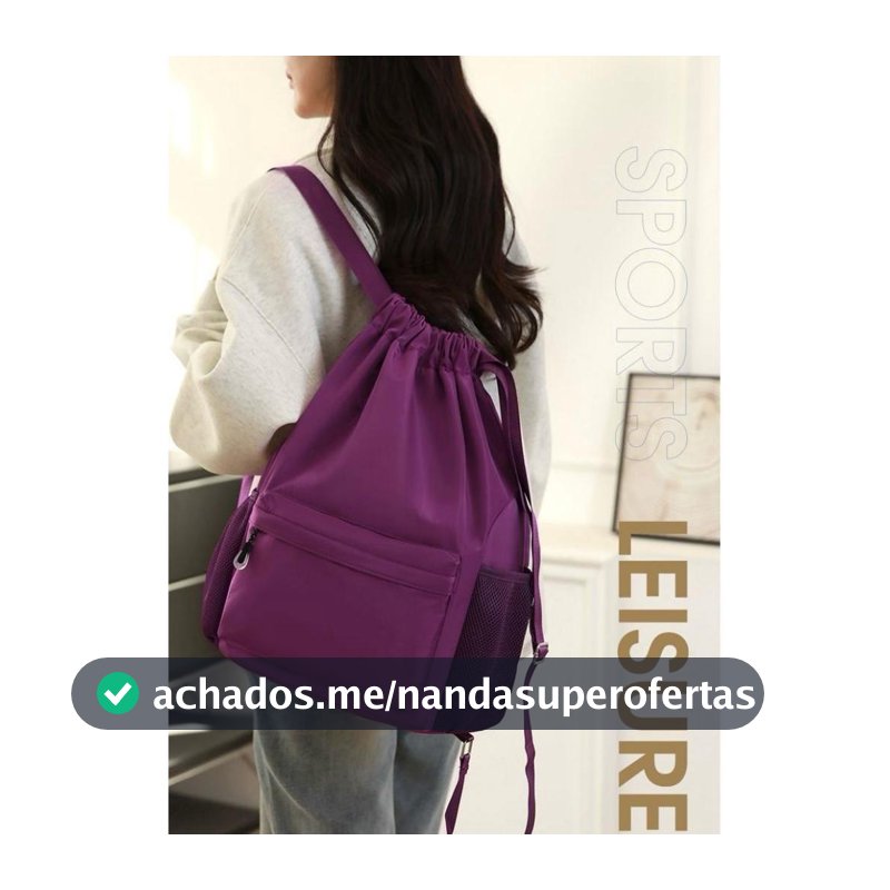 Bolsa Mochila Saco Esportiva Sacola Academia Futebol Basquete Passeio Impermeável