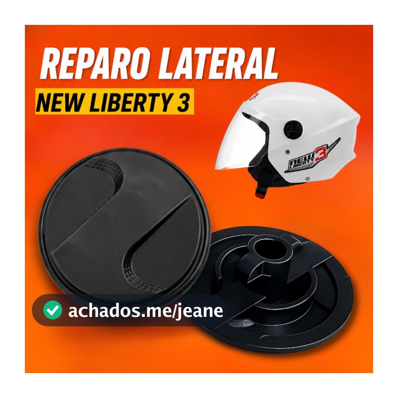 Reparo Botão Trava Viseira New Liberty 3 New Atomic Joy 23 Capacete Pro Tork
