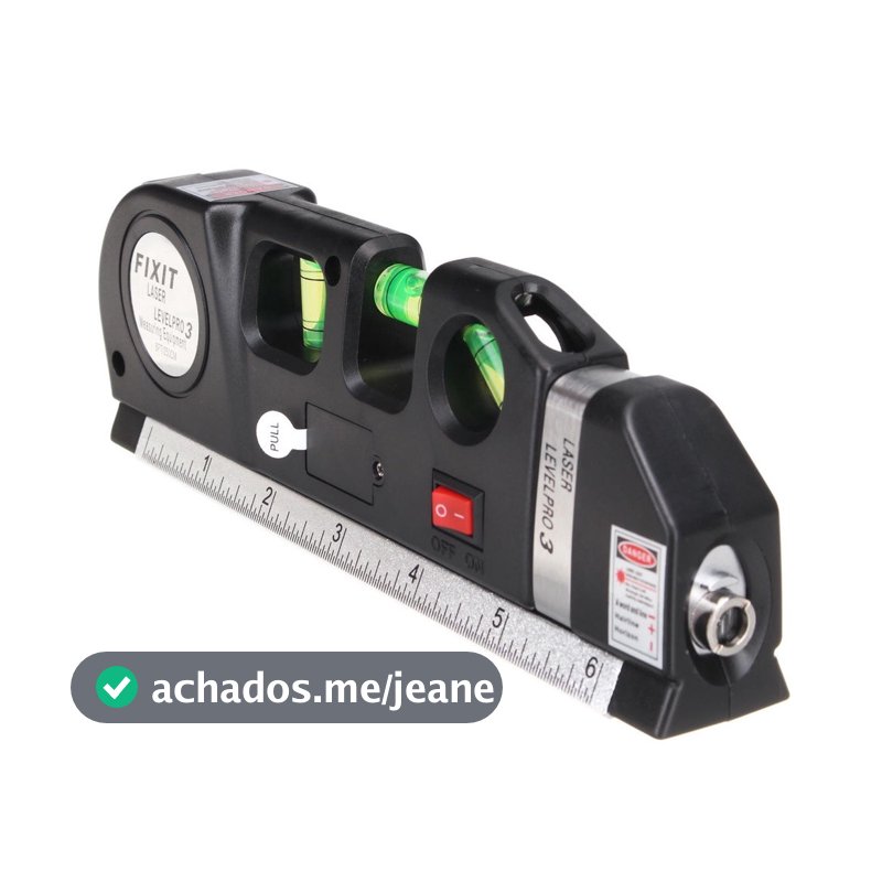 Nível Laser Trena Profissional Level Pro3 Estágios Nivelador