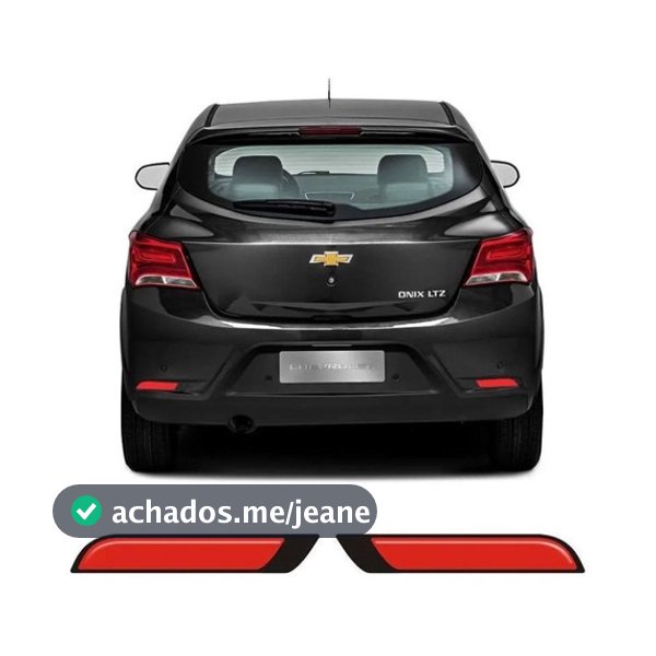 Adesivo Refletivo Para-choque Onix 2017/2018 Olho De Gato