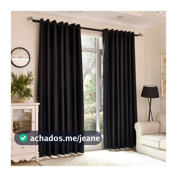 Cortina PREMIUM 3,00x2,50 Para Sala, Quarto E Escritório Promoção