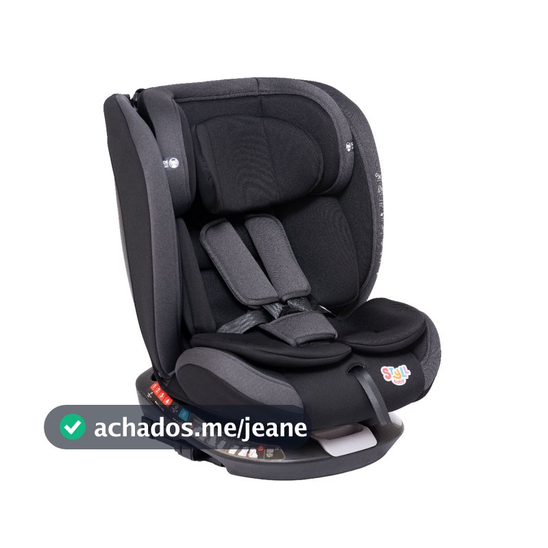 Cadeira para Auto/carro Styll Baby 360° com Isofix 0 à 36kg 4 Posições segura e confortável
