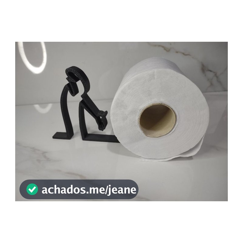 🧻 Suporte de Papel Higiênico Criativo – Design Divertido e Moderno - Casa & Decoração 🧻