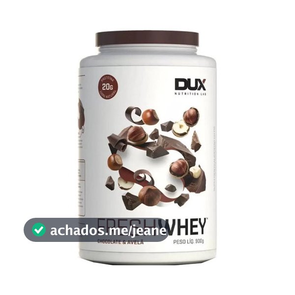 Fresh Whey 3w Isolado Hidro Chocolate Belga E Avela 900g Dux