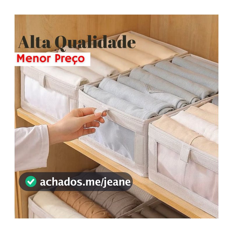 Organizador De Guarda-Roupa Dobrável Para Roupas E Calças Grande Dura Alto Qualidade SN-08
