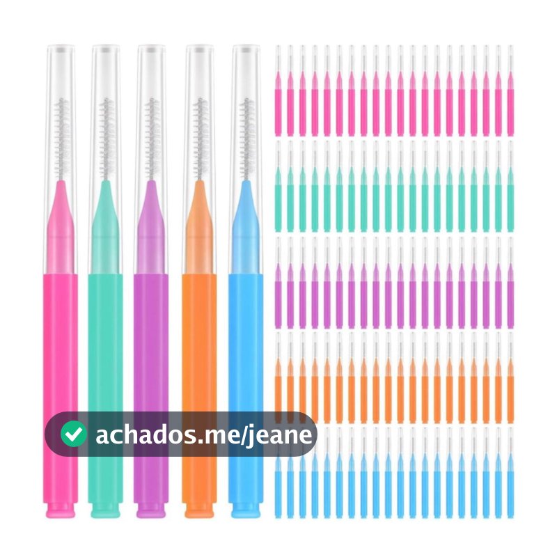 10/20/30/50 Escova de Dente Interdental Dental Picks Escovinha para limpeza