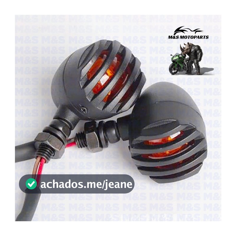 Pisca Seta Harley Bullet Choppers Bob Custom Abs