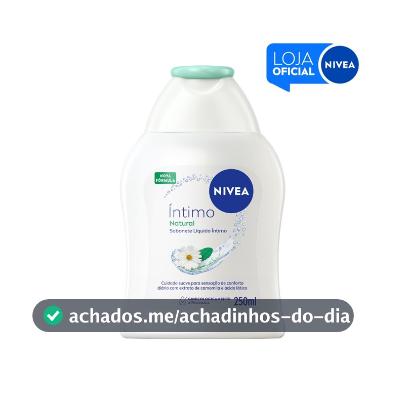 NIVEA Sabonete Líquido Íntimo Natural 250ml