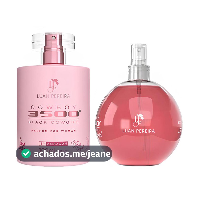 Kit Perfume Luan Pereira Feminino E Body Splash Feminino 3500 By Amaxxon
