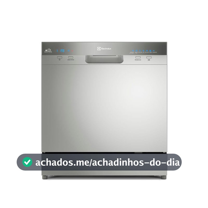 Lava-Louças Electrolux 8 Serviços Inox com Função Higienizar (LL08S)
