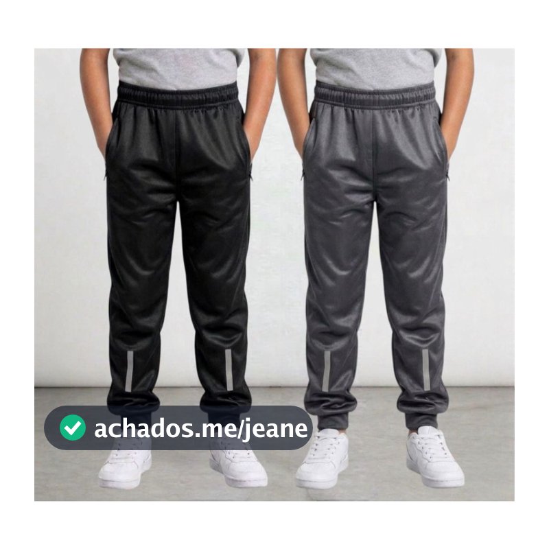 Kit 2 Calças Escolar Uniforme Infantil Passeio Dia a Dia Conforto e Estilo Promoção Inverno