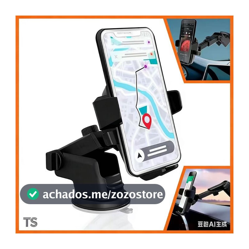 Suporte Veicular - Suporte Para Painel de carro / Rotação 360° (CJ-02)