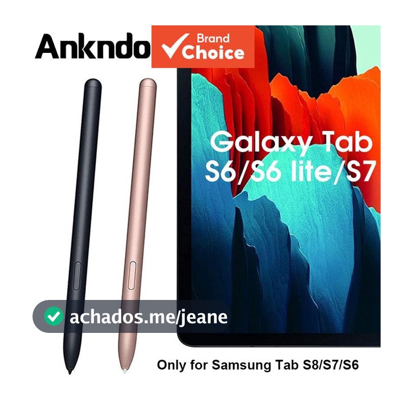 Caneta Stylus Não Oficial Ankndo Para Samsung Galaxy Tab S6/S7/S8 Lite Touch Screen Substituição De Toque Universal