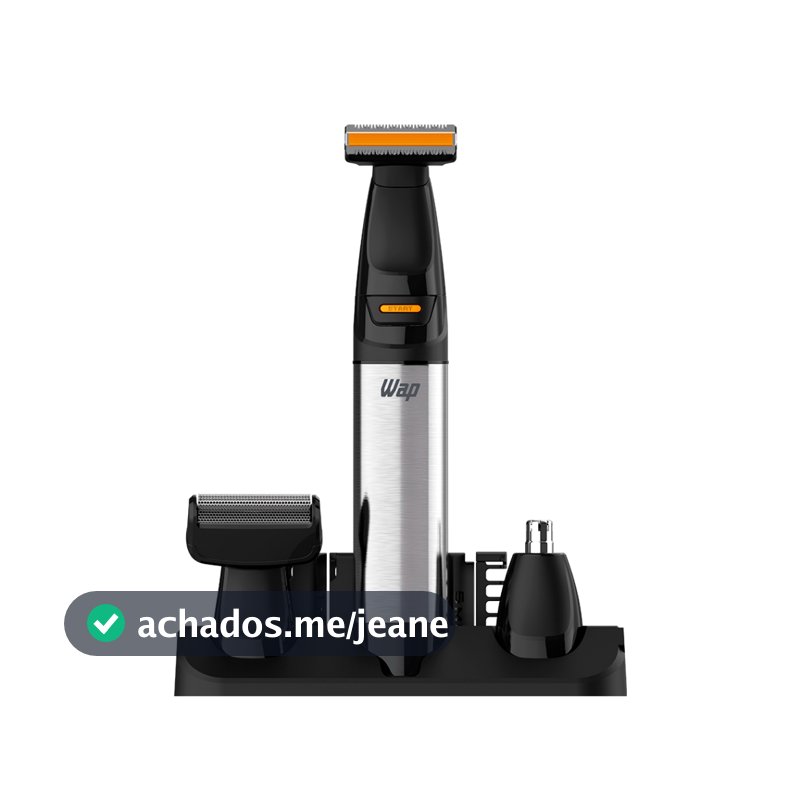 Barbeador e Aparador de Pelos Wap WSH08 Recaregável Bivolt 5W