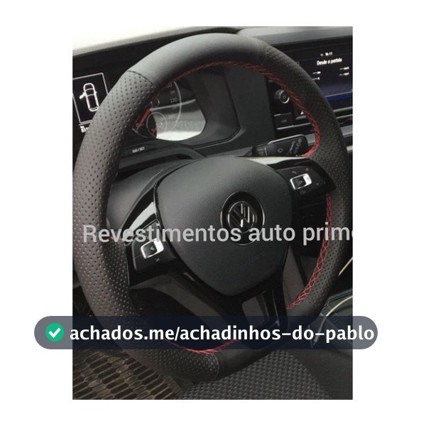Capa De Volante Costurada Novo Polo Linha Vermelha
