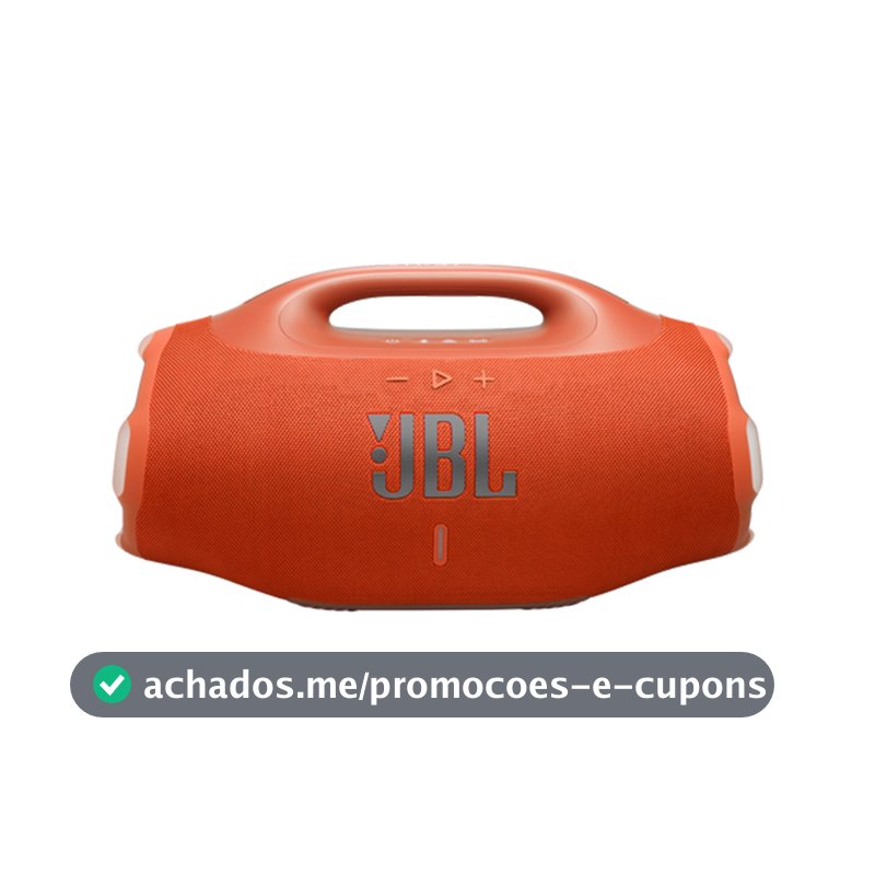 Caixa de Som Jbl Boombox 4 Bluetooth 34h Ip68 210rms - Laranja
