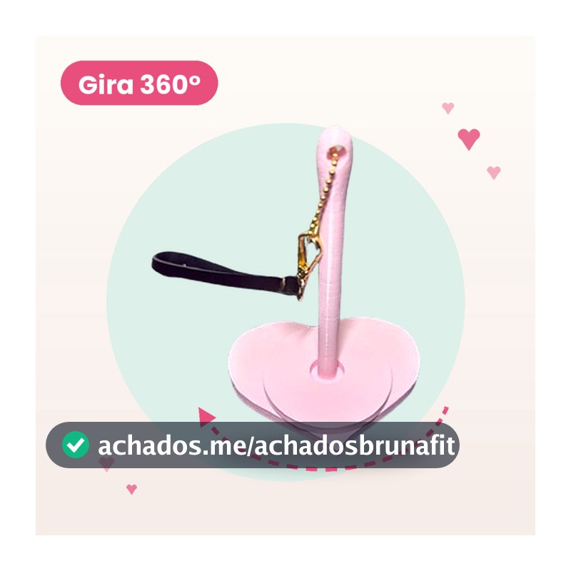 Suporte para Novelo de Crochê Portátil Coração – Porta Fio Organizador para Crochê e Tricô