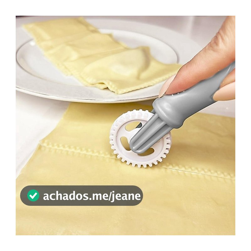 Carretilha Fecha E Corta Massa Profissional Corta E Fecha Pastel Ravioli Fechador De Massas