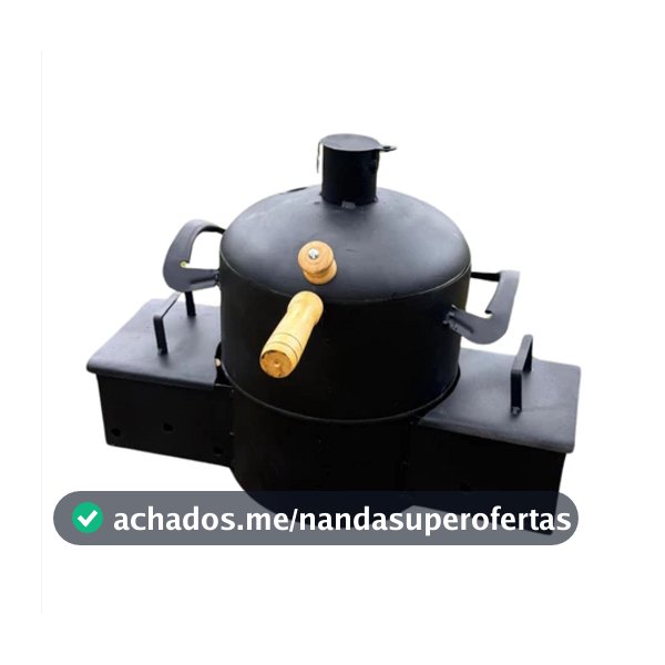 Mini Defumador Portátil Costelão Linguiça Com grelha Camping Pesca