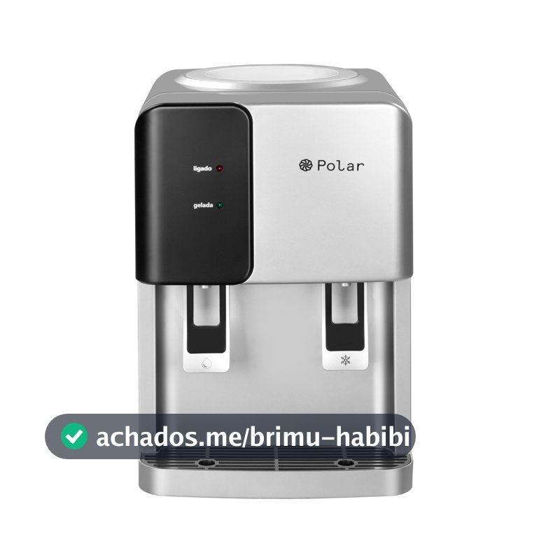 Bebedouro Eletrônico Polar Prata - Agua Natural e Gelada