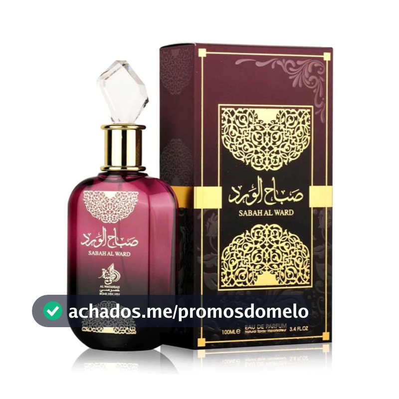 Perfume Arabe Original Al Wataniah Feminino Sabah Al Ward Eau de Parfum 100ml – (Original)  entrega rapida