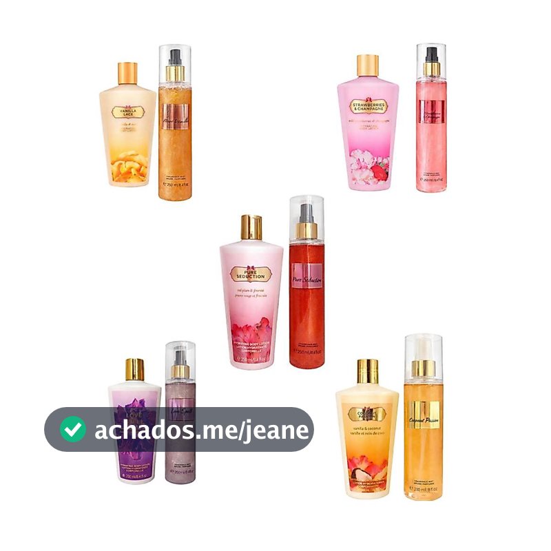 Kit Body Splash + Hidratante 250ml Lançamento 2026