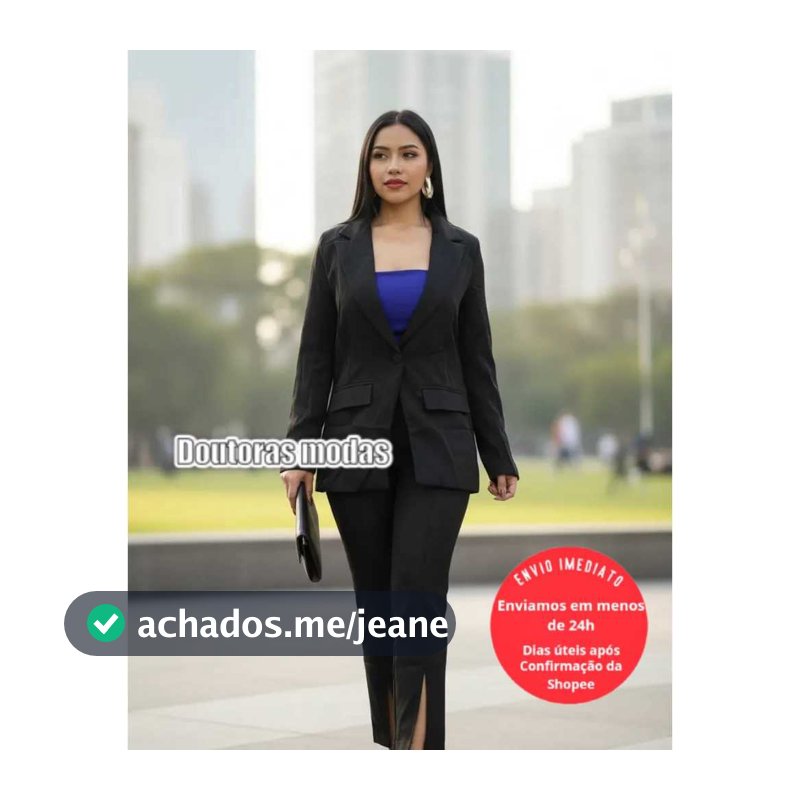 Doutoras Modas Conjunto De Blazer e Calça Alfaiataria 8435+6415