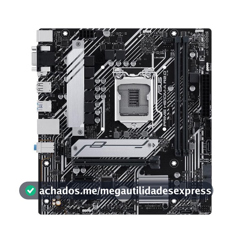 Placa Mae Asus Prime H510M-A R2.0, DDR4, LGA1200, M-ATX, Chipset Intel H470, PRIME-H510M-A-R2.0