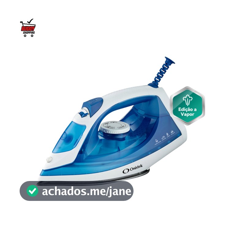 Ferro de Passar Roupa com Vapor Alta Temperatura | Reservatório 240ml | Limpeza Automática | Bivolt 110V/220V