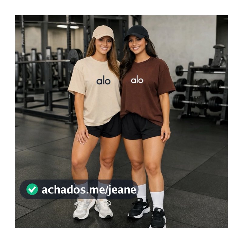 Kit 2 Camiseta Feminina Estampada Ola Yoga 100% Algodão Camisa Para Caminhada Envio Imediato