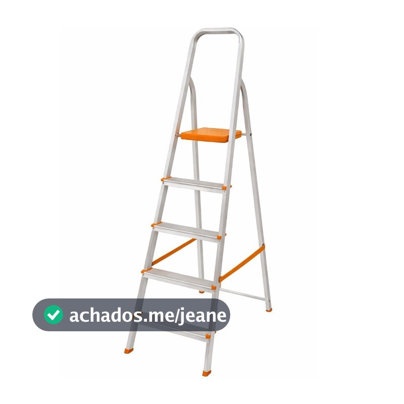 Escada de alumínio 5 degraus residencial - EDS005 - Agata