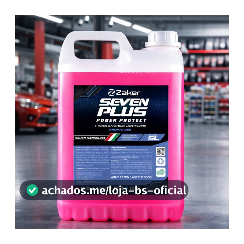Aditivo Anticorrosivo Pronto Uso Automotivo Radiador Moto Zaker Seven Plus Rosa