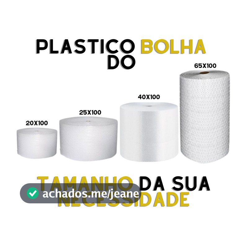 Plástico Bolha Rolo Grande E-commerce Do Tamanho Que desejar 25 Micras