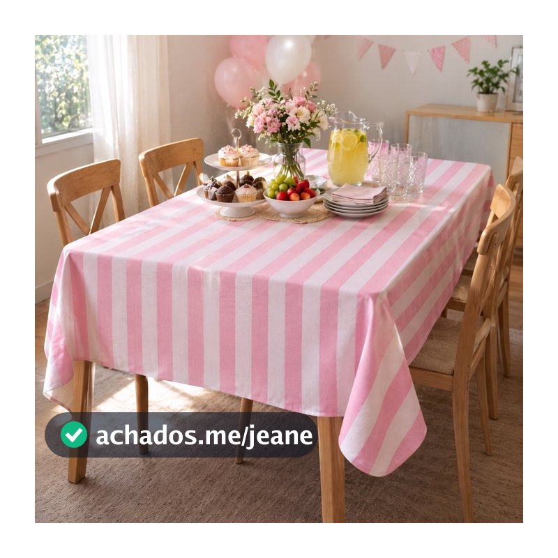 Toalha de Mesa Retangular em Tecido Jacquard Verona Listrado Liso Para Decoração Eventos Festas Diversas Cores