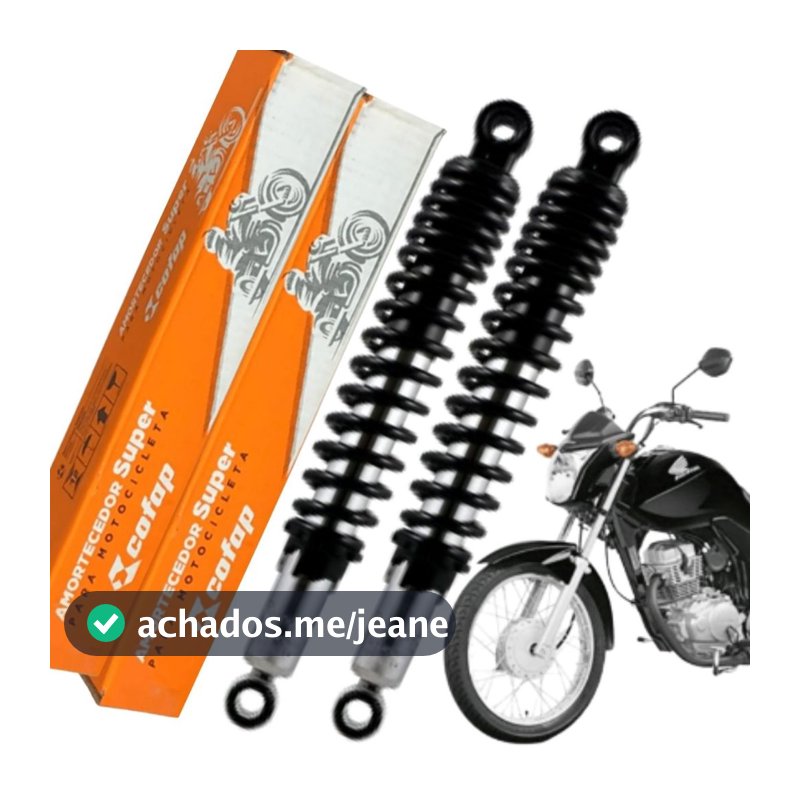 Par Amortecedor Traseiro Honda Cg Titan Fan 150 160 2004 a 2024 Original Cofap