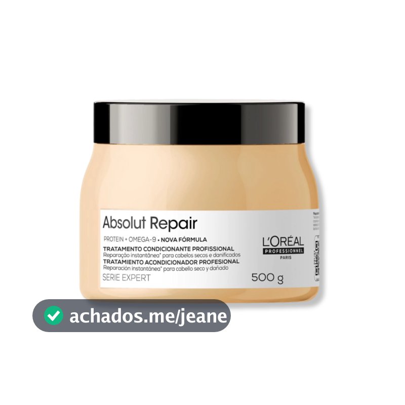 L'Oréal -Absolut Repair - Protein + Omega  - Máscara 500g