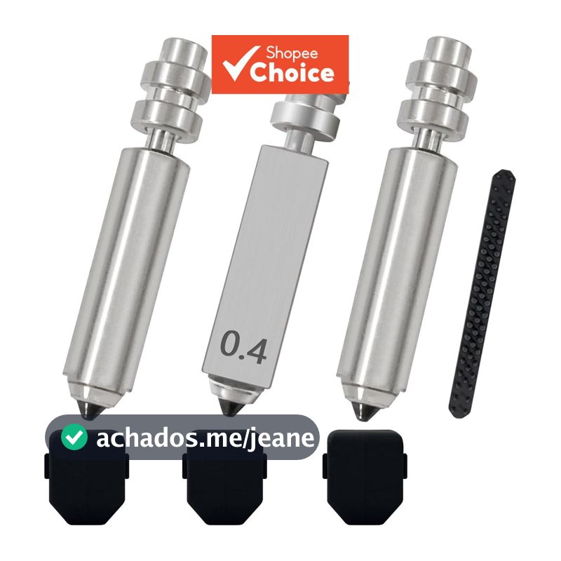 Kit Hotend De Bico 0.4 Mm HzdaDeve Para Anycubic Kobra X E 4 Extrusora Cabeça De Impressão Com 2PK Capa De Silicone