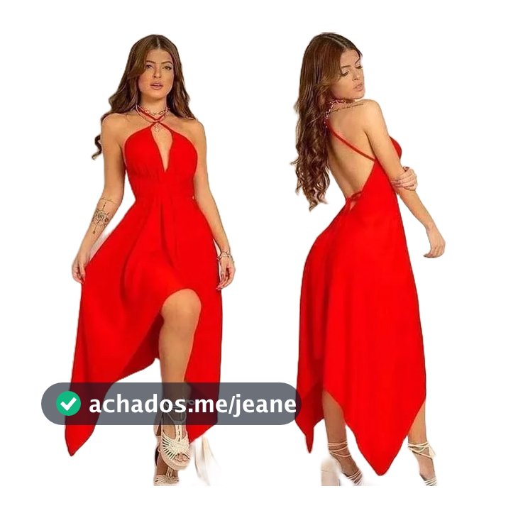 Vestido Feminino Midi Envelope Alcinha Soltinho Costa Nua Com Varias Amarrações