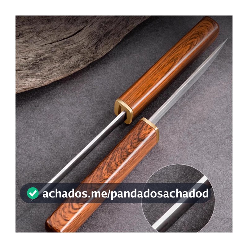 Faca de Frutas Faca Cutelo Churrasco Carne de Cozinha Faca para Cortar Churrasco Com Bainha