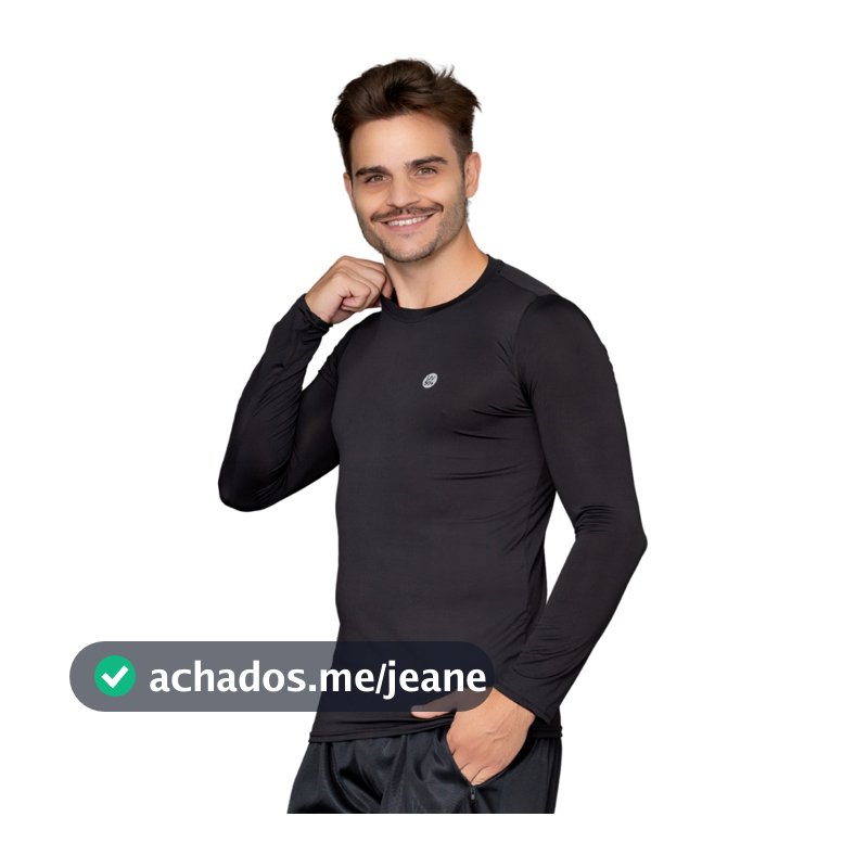Camisa Termica Esportiva Proteção UV Fitness Para Academia Bike Corrida Segunda Pele