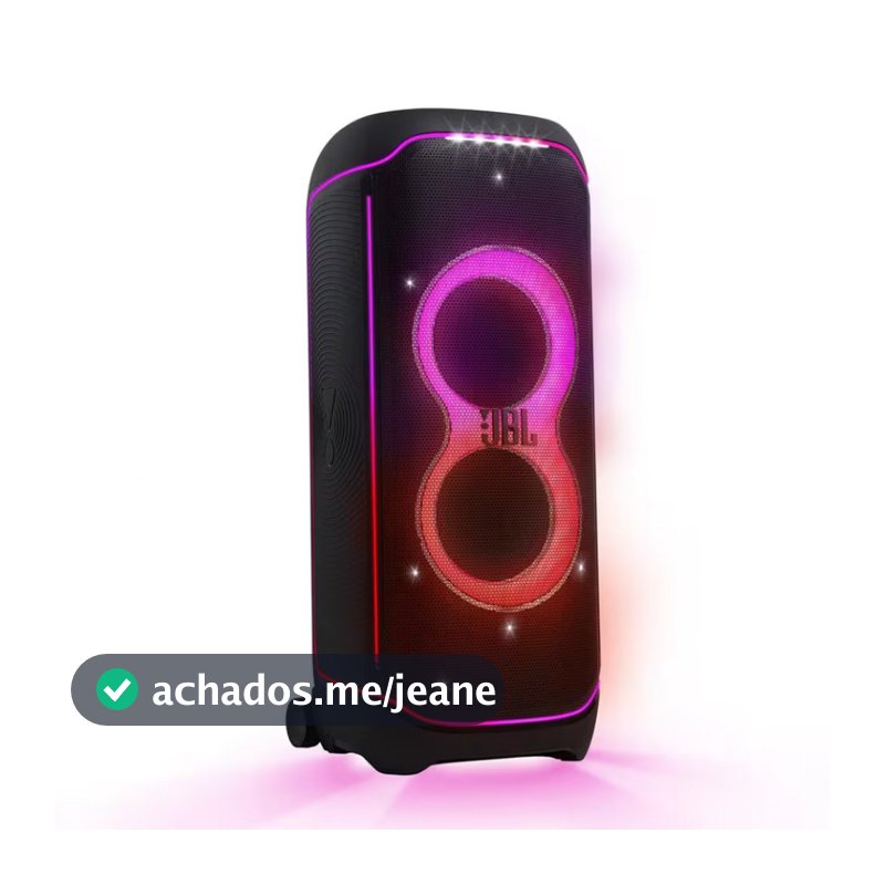 Torre de Som PartyBox Ultimate com Bluetooth Wi-Fi e Iluminação LED 1100W JBL